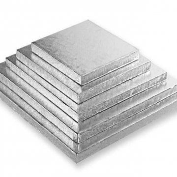 SOTTOTORTA ARGENTO QUADRATO